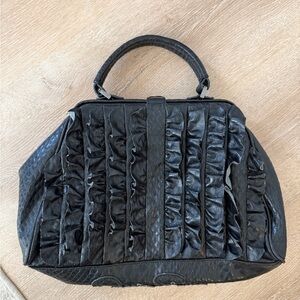 Jessica Simpson Duffle Style Purse- Black